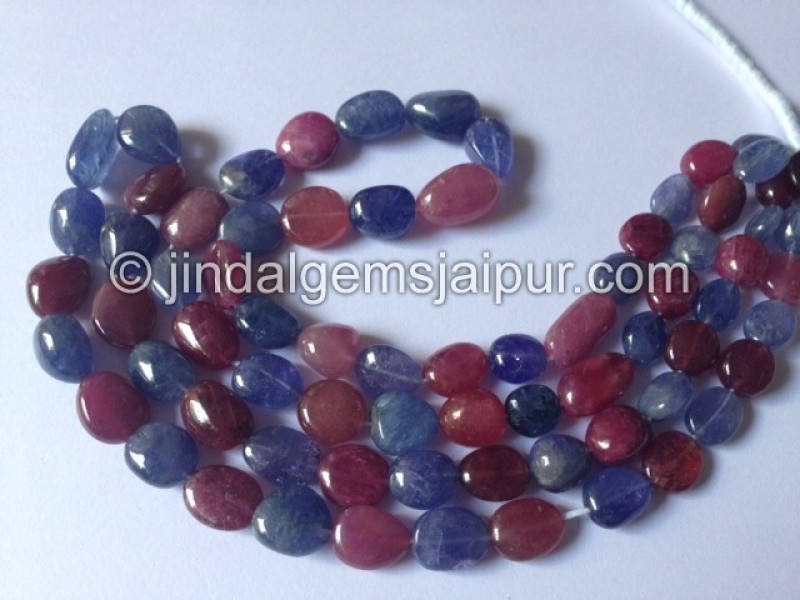 Multi Stone Smooth Nuggets Shape Beads